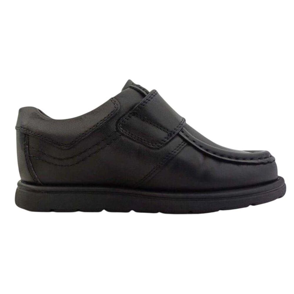 Waltham Boys Leather School Shoes / Black